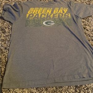 Majestic Gray Green Bay Packers Shirt
